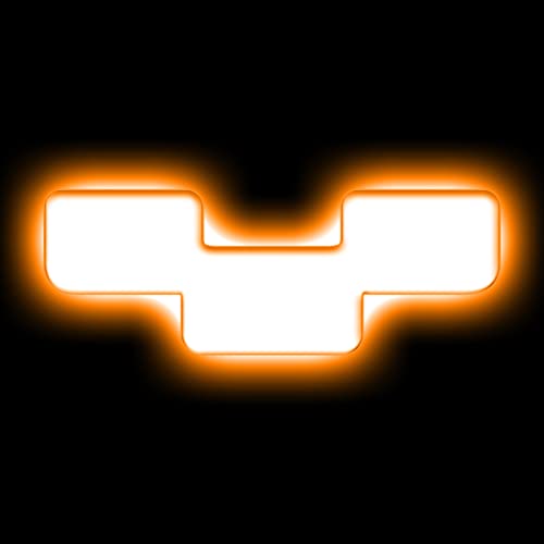 Image of ORACLE Lighting LED Letter Y - Universal Illuminated Letter Badges, Matte White Surface Finish, 1 Light (Amber), Part # 3140-Y-005