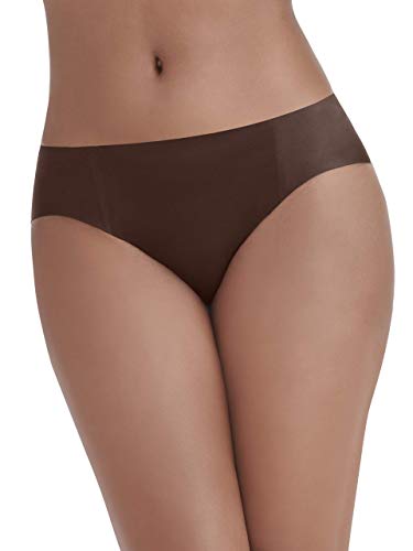Vanity Fair Women's Nearly Invisible Bikini Panty 18242 Underwear, Cappuccino, X-Large/8