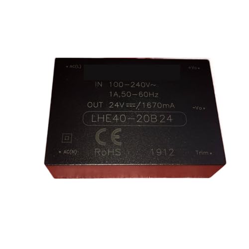 Module d'alimentation AC-DC 24V LHE40-20B24 convertisseur 40W pour tableau électrique