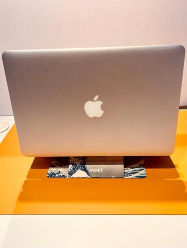 Image of MOFT Laptop Stand, Invisible Lightweight Laptop Computer Stand, Compatible with MacBook, Air, Pro, Tablets and Laptops up to 15.6 inch, Patented (Sea Waves)