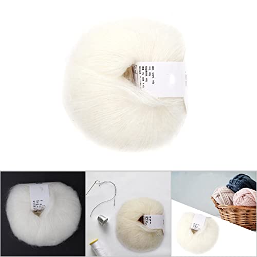 Mohair-Wolle Ejoyous 26g Mohair Cashmere Strickgarn für Handarbeiten
