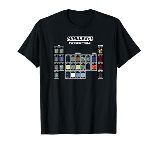 Minecraft Periodic Table Of Blocks T-Shirt