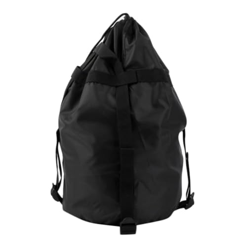 BESPORTBLE Lot De 2 Sacs De Compression pour De Couchage en Nylon Noir, Tailles Grande Et Petite, Sangles Réglables, Adaptés pour Adultes, Camping Et Randonnée en Plein Air