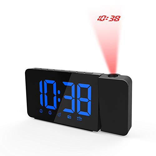 Reloj digital para techo o pared con alarma ultra clear led que evita el deslumbramiento
