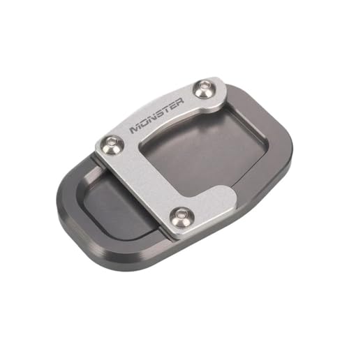 Pied agrandir pad béquille moto Monster 821 1200 stationnement herbe et gravier