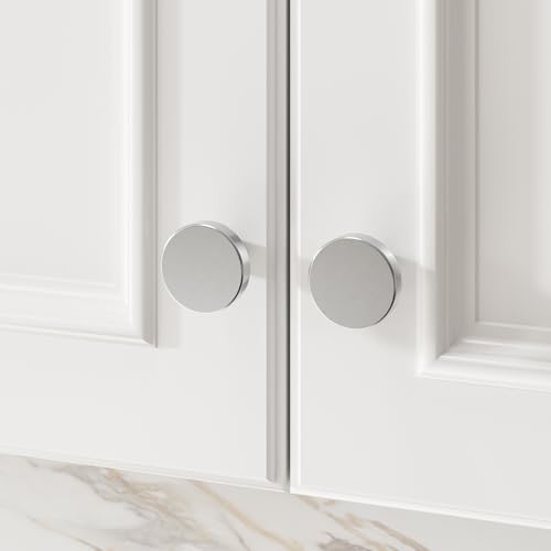 homdiy 40 Pack Brushed Nickel Cabinet Knobs Silver Closet Knobs by homdiy - Used condition - Image 3