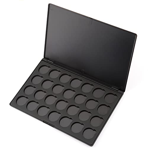 Allwon Empty Magnetic Eyeshadow Makeup Palette With 28Pcs 26Mm Round Metal Pans #TOP4