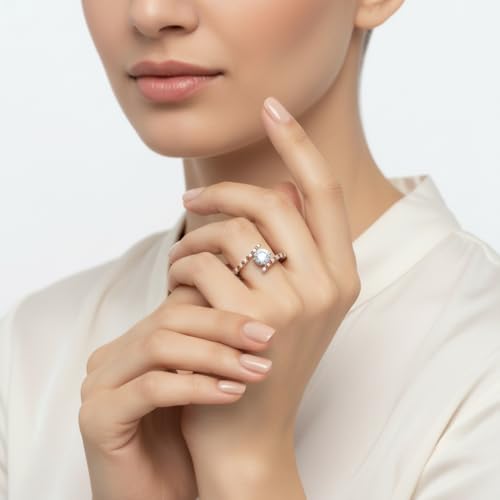 Image of Choose Your Gemstone Bypass Modern Round Diamond CZ Ring 925 Sterling Silver Round Shape Side Stone Engagement Rings Lightweight Office Wear Everyday Gift Jewelry US Size 4 to 12