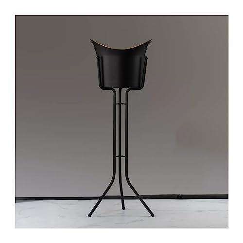 cubo de hielo Cubo de hielo con soporte Piso de acero inoxidable Cubo de hielo Vino Cubo de hielo Bar Enfriador de vino de hielo vertical for interior y exterior Enfriador de bebidas/cubo de cerveza (