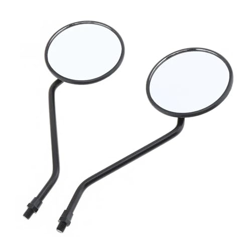 Espejo retrovisor de motocicleta modificado giratorio 10mm universal de hierro redondo