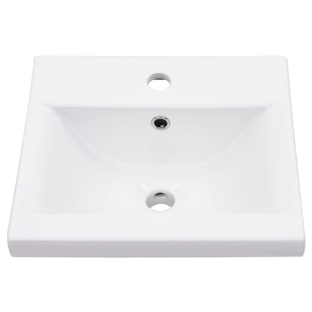 vidaXL Estructura de Baño con Lavabo Incorporado Soporte Lavadero Consola Cuarto de Baño Aseo Inodoro Lavamanos Muebles Hierro Negro