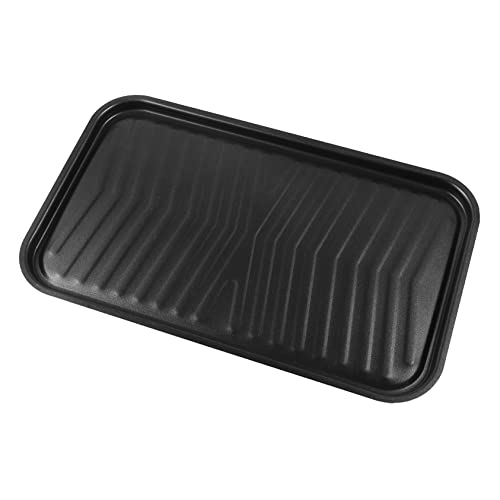 SEWOART Sartén Antiadherente Gruesa para Parrilla Sartén para Barbacoa Bandeja De Cocina Uso Parrillas Al Aire Accesorios para Barbacoa