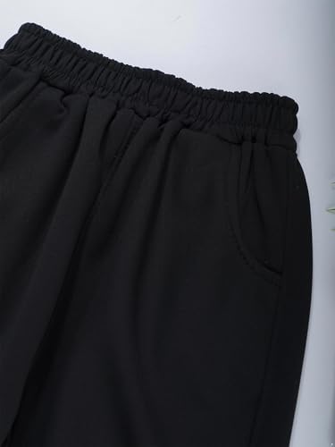 Loyan Jogger Pants for Boys Girls Athletic Workout Elastic Waistband Active Sweatpants Jogging Bottoms4