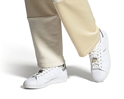 Image of adidas Stan Smith W, Women's High Top Sneakers, White Silver Grey Off Met Light Gold Met, 8 US