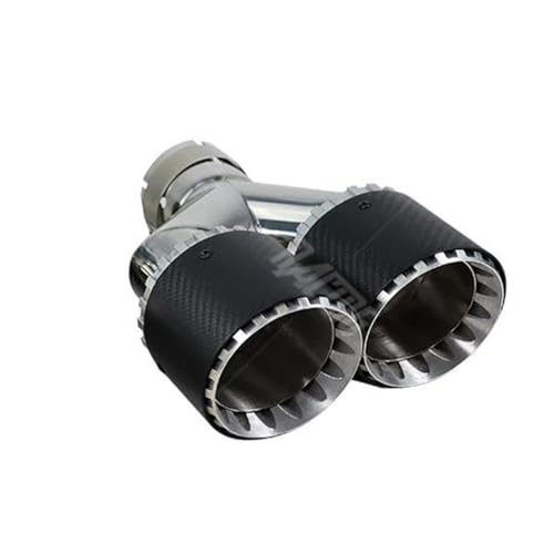Embout échappement carbone 63mm pour corriger la sortie d'origine VW