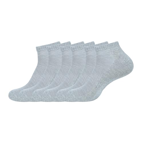 Image of Womens Cushioned Ankle Socks, Low Cut Breathable Casual Super Soft, Multi Color Options Size 4-7, 6-9 (US, Numeric, 4, 7, Regular, Regular, 3, Grey)