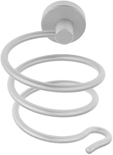 2xHair Dryer Blow Stand Holder Wall Mounted Organizer Hook Bracket Rack Shelf