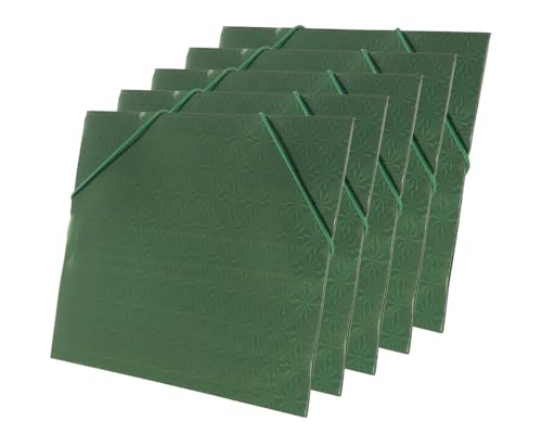 3A Cardboard Appreciation Certificate Holder 23X32cm Set Of 5 Pieces - Green 4161-1