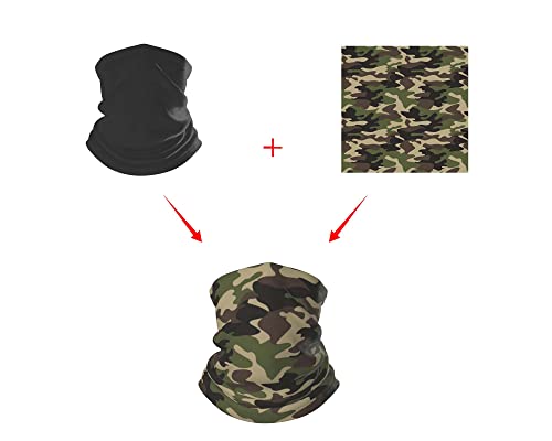 Custom Face Mask Add Your Name Text Photo Personalized Microfiber Neck Warmer Neck Gaiter Face Mask Reusable Custom Bandana For Men & Women2