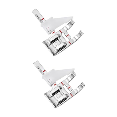 2 Piezas Pie Prensatelas de Guía Ajustable para Máquina de Coser