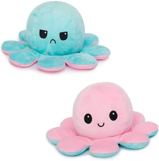 Reversible Octopus Plush Soft Toy, 25 cm, Blue/Pink Color (B0DDGNXLTD) Amazon Price History, Amazon Price Tracker