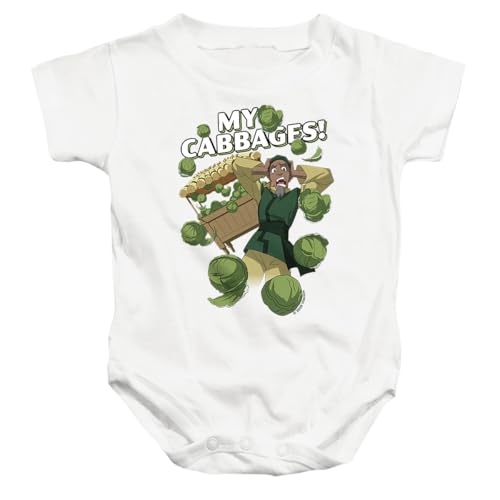 Popfunk Avatar The Last Airbender My Cabbages Infant Snap Suit White M