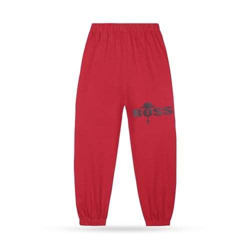 Image of T2F Boys Regular Fit Cotton Printed Track Pants (Pack of 5)