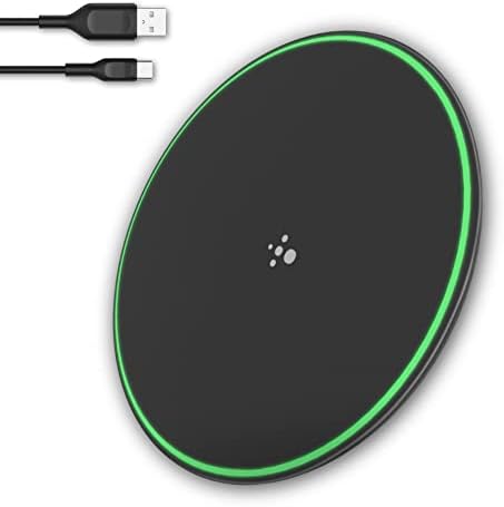 WATCHEM Wireless Charger for iPhone, Samsung, Huawei, Sony, Fast 15W Wireless Charging Pad Qi-Certified 15W Max for wireless phone charging, fast charging plate for phone