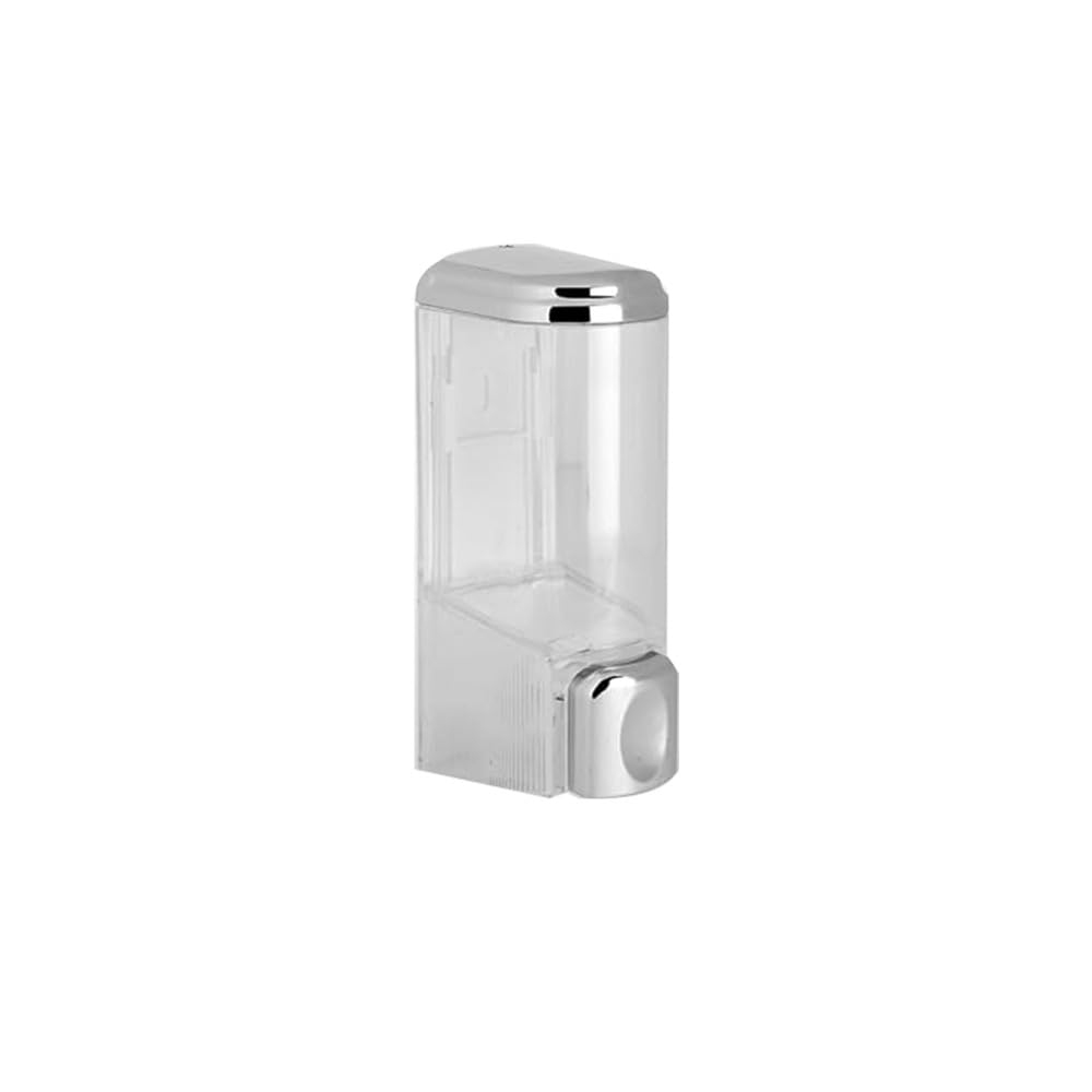 Viking ABS Lotion (Liquid) Dispenser Wall Mounted - Elegant 200ml Liquid Capacity, Transparent Finish - Lockable Design,Bathroom and Kitchen Essential
