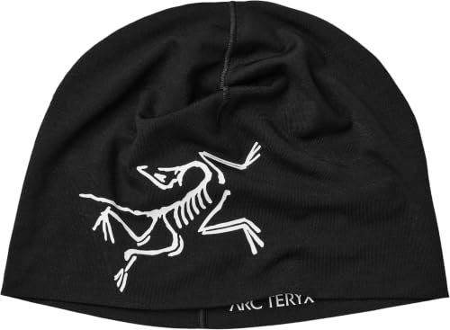 Arc'Teryx Satoro Merino Toque Cappello Invernale, Nero/Seta artica, Taglia Unica Unisex-Adulto