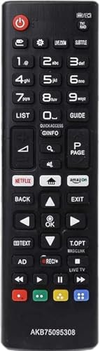 LG TV Remote Control for TV Replacement | Universal Remote Control for TV L G Replacement Works with All L G Smart TVs (LCD, LED, OLED, UHD, 4K) LG Remote 308 – Universal TV Remote