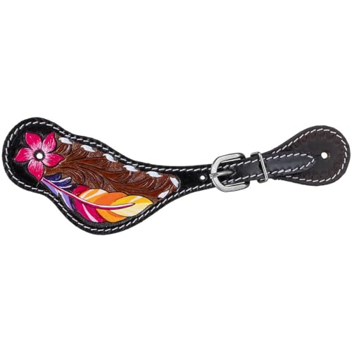 Tough 1 Feather/Flower Spur Straps Dark Oil