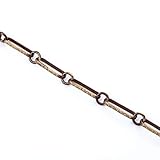 Guirlande lumineuse de 1 m. Chaîne de lampe en laiton - 1 m - Pour lustres et lustres, Antique, 60x49x6