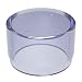 FORMUFIT F034EEC-UV PVC External End Cap, Furniture Grade, 3/4" Size, Clear