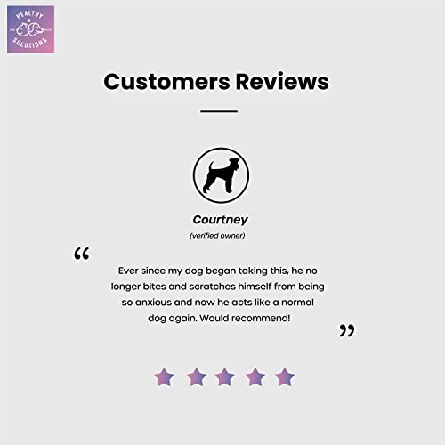 Calming Chews for Dogs - 60 Dog Calming Treats for Anxiety, Stress Relief Aid, Storms, Grooming, Fireworks, Separation… - Image 6