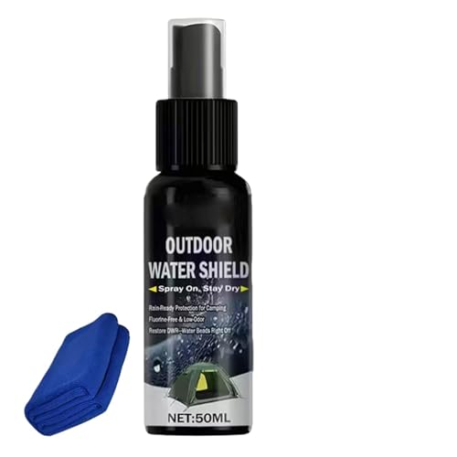 Genérico Spray impermeabilizzante per Tessuti, 50 ml Spray di Rivestimento impermeabilizzante - Protezione 'Acqua per Vestiti - Stivale Tenda Legno tappezzeria Tappeto