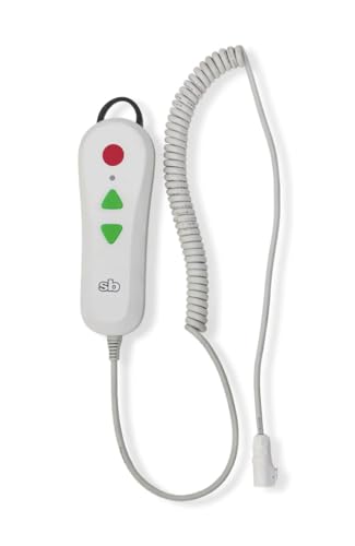 SolutionBased BathLyft Remote Control for Reclining BathLyft - 300 Pound - White - Plastic