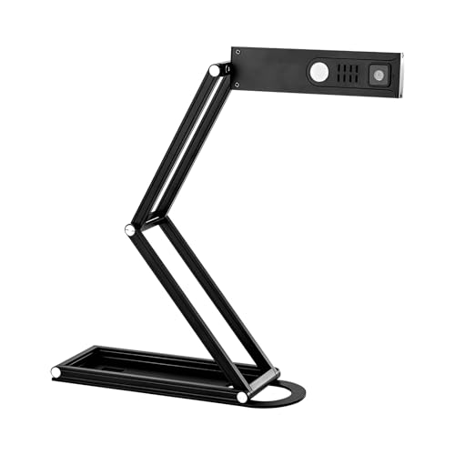 [Aishaba]ドキュメントスキャナー 折りたたみスキャナー 書画カメラ ブック 小型 コンパクト ポータブル 12.5mmの薄さ 持ち運び便利 4K解像度 1100万画素 最大A3サイズ対応 192種の言語に対応 OCR機能搭載/Webカメラ 補助LEDライト付き 実物投影機 Windows適用 プラグプレイ オンライン授業/テレビ会議/ライブ向け