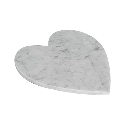 Argon Tableware Heart-Shaped Marble Chopping Board Cover