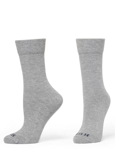 Image of HUE womens Crew Length Boot Socks, 2 Pair Pack