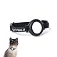LucyBalu® Premium AirTag Katzenhalsband | Reißfestes Katzenhalsband für AirTag aus Nylon | AirTag Halsband für Katzen | Katzen Tracker | Apple AirTag kompatibel | Größenverstellbar Nylonband | Schwarz