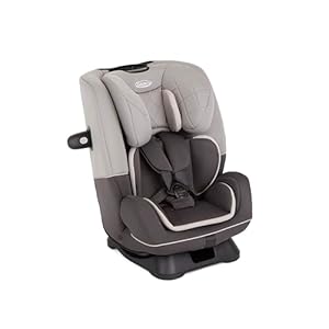 Graco SlimFit R129 All-in-One Cabrio autostoeltje, geboorte tot 12 jaar (40-145 cm), achterwaarts gericht tot ca. 4 jaar (40-105 cm), vooruit gericht van ca. 3,5 tot 12 jaar (100-145cm), Iron fashion