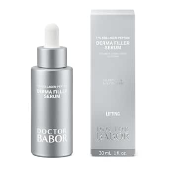 DOCTOR BABOR Lifting Derma Filler Serum, Collagen Peptide Complex, Firmer Smoother Complexion, Hyaluronic Acid Hydrates &amp; Plumps Skin, Reduce Wrinkles and Improve Skin Texture, 1 oz