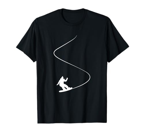 Drawn Simple Snowboard Girl T-Shirt