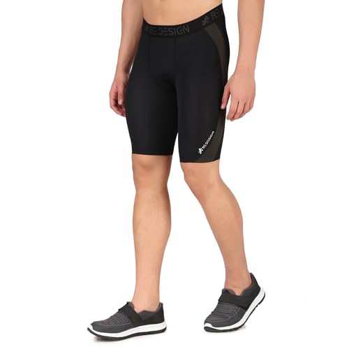 Image of ReDesign Apparels Nylon Compression Shorts Tights for Multi Sports (Color Options)