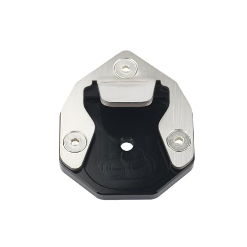 Extension béquille latérale Hunter 350 plaque support aluminium moto 2022-2023