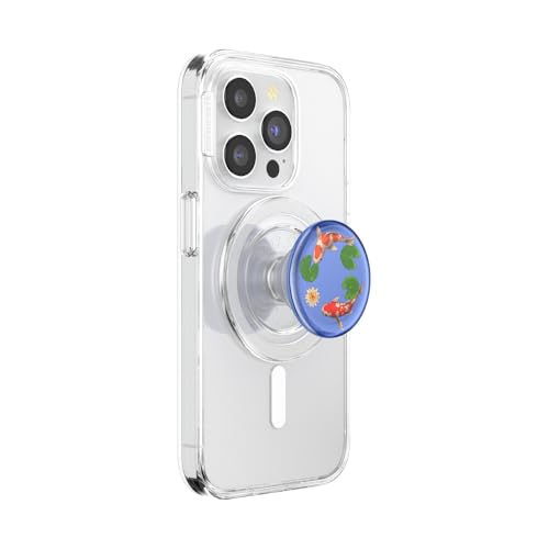 PopSockets Phone Grip for MagSafe with Kickstand, Magnetic Stand, Swappable Top, Secure Hold for iPhone MagSafe Cases, Phone & Tablet Grip - Koi Pond PopSockets Phone Grip for MagSafe with Kickstand, Magnetic Stand, Swappable Top, Secure Hold for iPhone MagSafe Cases, Phone & Tablet Grip - Koi Pond