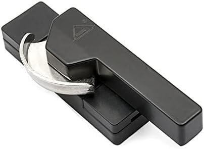 Xzeit Window Handle,Window Latch, 2 Pcs Aluminum Alloy Plastic Steel Push-Pull Door Hardware Fittings Square Handle Crescent Lock Semicircle Lock Window Lock Buckle
