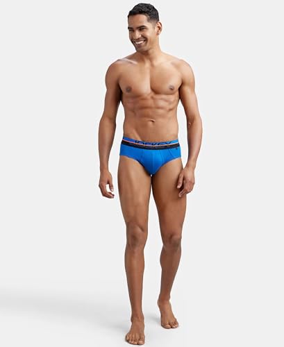 Image of Jockey FP01 Men Super Combed Cotton Solid Brief with Ultrasoft Waistband