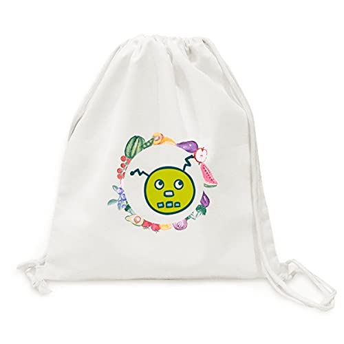 Sac en tissu pliable robot extraterrestre pour fruits et légumes